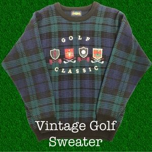Vintage Golf Sweater - by Specialty Collections